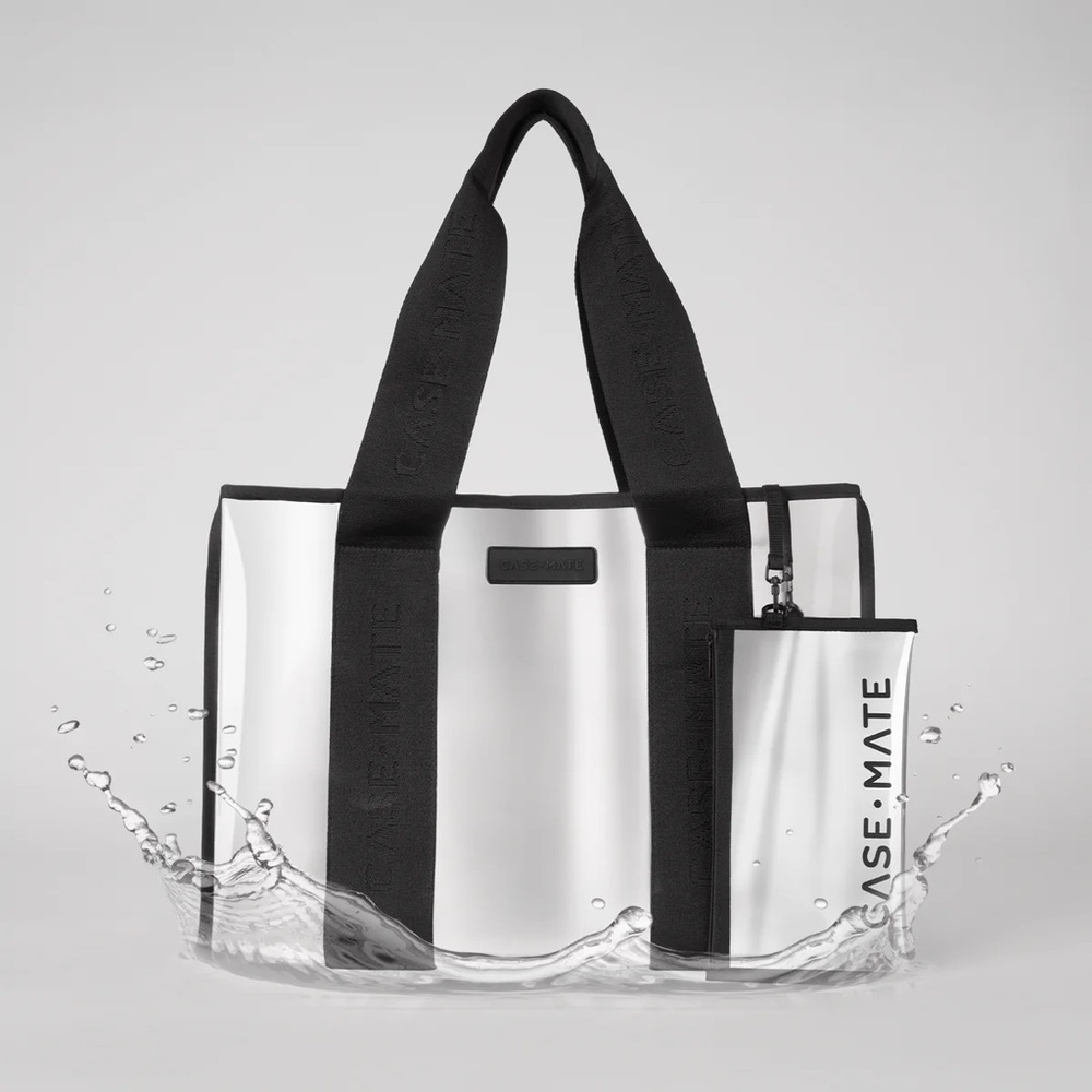 Case-Mate Black Chrome Travel Bag/ Beach Tote